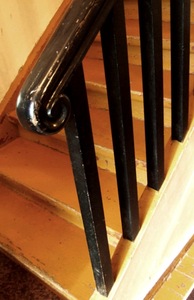 Fragment of the stair-case. Photo by A. Raškevičiūtė Fragment of the stair-case. Photo by A. Raškevičiūtė