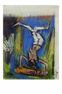 "Acrobat". 1973. NČDM. Photo by R.Ropytė