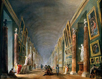 R. Hurt. „Didžioji Luvro galerija“, 1801–1805 m. Luvras, Paryžius R. Hurt. „Didžioji Luvro galerija“, 1801–1805 m. Luvras, Paryžius