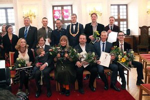 Tradicinės „Fortūnų“ statulėlės menininkams įteiktos už reikšmingiausius, įsimintiniausius teatro darbus ir aktorių vaidmenis 2014 metais.