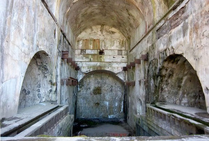 Lichatchev lift's casemate at the 4th fort. L. Rimkutė photo