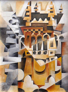 Julio Sendino. "La ciudad del Pisuerga." Oil on canvas, 81x60, 2013 Julio Sendino. "La ciudad del Pisuerga." Oil on canvas, 81x60, 2013