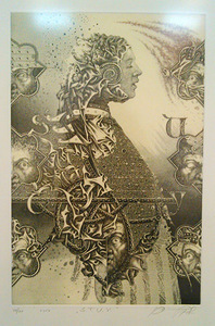 Graphics work by Yurij Jakovenko at the Kaunas Picture gallery Graphics work by Yurij Jakovenko at the Kaunas Picture gallery