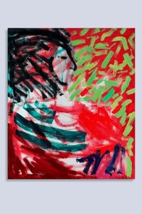 R. Jankauskas - Kampas. Profile. 1991, canvas, oil, 130x109. Photo of Audrius Kapčius R. Jankauskas - Kampas. Profile. 1991, canvas, oil, 130x109. Photo of Audrius Kapčius