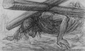 V. Kašinskas. 'Station 9. Jezus Falls for the Third Time'. 1999. V. Kašinskas. 'Station 9. Jezus Falls for the Third Time'. 1999.