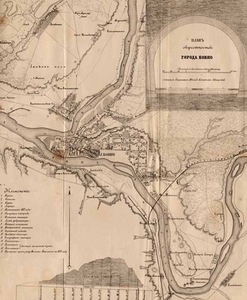 Kaunas city development plan, 1847. Материалы для географии и статистики России. Ковенская губерния. – Cпб., 1861 Kaunas city development plan, 1847. Материалы для географии и статистики России. Ковенская губерния. – Cпб., 1861