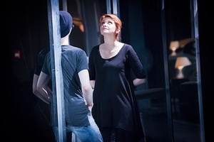 The fragment from performance "Clara's Relationships". Donatas Stankevičius photo