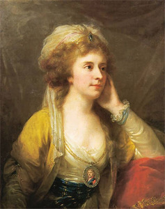 Johann Baptist von Lampi der Ältere "Korula Komarovska-Potocka", 1790. National Warsaw Museum, Poland Johann Baptist von Lampi der Ältere "Korula Komarovska-Potocka", 1790. National Warsaw Museum, Poland