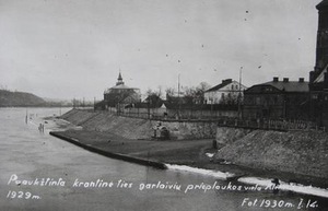 Quay, inter-war Kaunas Quay, inter-war Kaunas