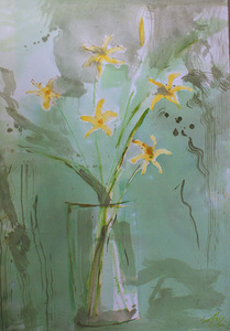 S. Rickevičiūtė. Lillies. S. Rickevičiūtė. Lillies.