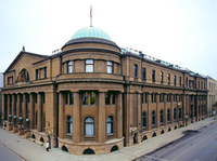 Lietuvos banko rūmai, Kaunas. Arch. M. Songaila. 1929. Nuotr. iš lb.lt Lietuvos banko rūmai, Kaunas. Arch. M. Songaila. 1929. Nuotr. iš lb.lt