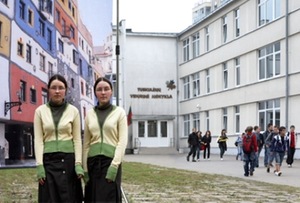"Alone in the yard of Tuskulėnai Secondary School". Photo by A.Valiauga "Alone in the yard of Tuskulėnai Secondary School". Photo by A.Valiauga