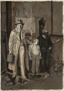 Aliutė Mečys. "Witnesses", 1997. Hamburg Artists Heritage Forum Collection. Edgaras Austinskas digital reproduction