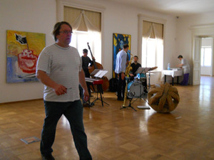 „Menamos istorijos. Figūra“. Parodos kuratorius L. Liandzbergis. Autorės nuotr. „Menamos istorijos. Figūra“. Parodos kuratorius L. Liandzbergis. Autorės nuotr.