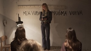 Scena iš filmo "Nimfomanė" Scena iš filmo "Nimfomanė"