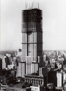 Construction of Empire State Building, New York, USA. Construction of Empire State Building, New York, USA.