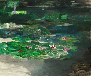 Painting created by Paravon Mirzoyan during the plein air Painting created by Paravon Mirzoyan during the plein air