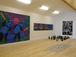 Parodos fragmentas. „Menamos istorijos. Figūra“. Užutrakis. Autorės nuotr. Parodos fragmentas. „Menamos istorijos. Figūra“. Užutrakis. Autorės nuotr.