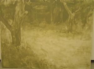 "Landscape" (without a roe) (linen, oil, 112.5 x 150 cm, 2014) "Landscape" (without a roe) (linen, oil, 112.5 x 150 cm, 2014)