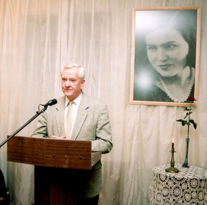 Pirmasis Salomėjos Nėries memorialinio muziejus direktorius Stanislovas Petrauskas. Nuotr. iš S. Nėries memorialinio muziejaus fondo