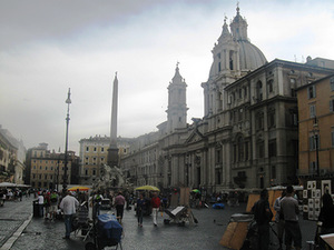 St. Agnes Church in Rome, Italy. Author's photo. St. Agnes Church in Rome, Italy. Author's photo.