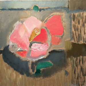 A. Petrašiūnaitė. Rose mallow, oil on canvas, 30x30, 2011 A. Petrašiūnaitė. Rose mallow, oil on canvas, 30x30, 2011