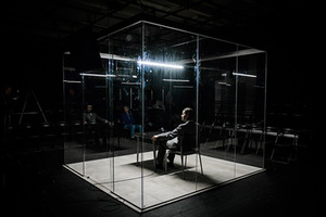 „Klamo karas“, rež. A. Areima. Lauros Vansevičienės nuotr. „Klamo karas“, rež. A. Areima. Lauros Vansevičienės nuotr.