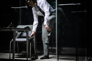 „Klamo karas“, rež. A. Areima. Lauros Vansevičienės nuotr. „Klamo karas“, rež. A. Areima. Lauros Vansevičienės nuotr.