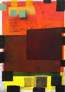 Aistė Ramūnaitė. „Amžinybe pilni“ 2016m., 70x50, lino raižinys Parko galerijos nuotr.