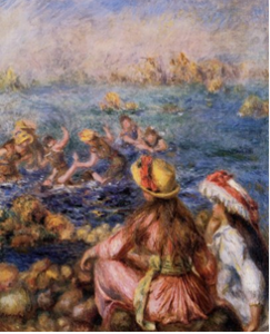“Swimmers”, about 1892, oil, canvas “Swimmers”, about 1892, oil, canvas