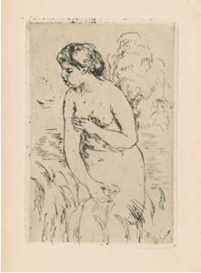 “Swimmer (After Swimming)”, about 1888, canvas, oil “Swimmer (After Swimming)”, about 1888, canvas, oil
