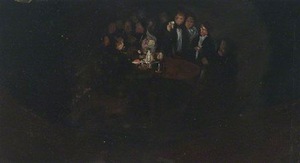 K. Ruseckas, “Swear of Carbonari”, 1824, Lithuanian Museum of Art