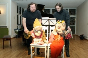 Grannies - actors Andrius Žiurauskas and Remigijus Endriukaitis Grannies - actors Andrius Žiurauskas and Remigijus Endriukaitis