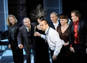 Scene from “Gianni Schicchi”. Photo of Kaunas State Musical Theatre Scene from “Gianni Schicchi”. Photo of Kaunas State Musical Theatre