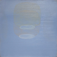 R. Sorakaitė. Be pavadinimo. Aliejus, lakas, drobė, 37 x 37 cm, 2015