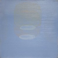 R. Sorakaitė. Be pavadinimo. Aliejus, lakas, drobė, 37 x 37 cm, 2015