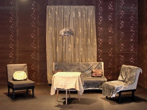 SOVIET ROMANTICISM, 2011. Sandpaper, sewing, embroidery, original technique. Installation. Photo by Renata Vinckevičiūtė. SOVIET ROMANTICISM, 2011. Sandpaper, sewing, embroidery, original technique. Installation. Photo by Renata Vinckevičiūtė.