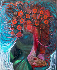 "Caver", 2013. Oil on canvas 146 x 114 "Caver", 2013. Oil on canvas 146 x 114