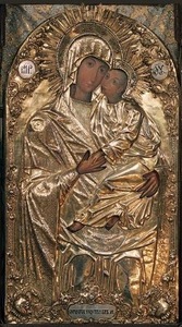 The miraculous icon of the Mother of God of Surdegis, 16th century. Kaunas Annunciation Church The miraculous icon of the Mother of God of Surdegis, 16th century. Kaunas Annunciation Church
