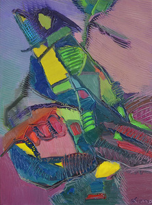 "Thrush", oil on canvas 81 x 60 cm, 2015 "Thrush", oil on canvas 81 x 60 cm, 2015