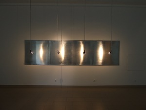 Haunting reflections. Tin, lamps, 100x400, 2010, Vilnius Haunting reflections. Tin, lamps, 100x400, 2010, Vilnius