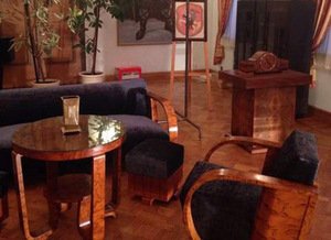 Parodos „Art deco Kaune 1919–1940. Namų jausmas“ Kauno įgulos karininkų ramovėje fragmentas