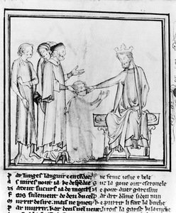 Edward the Confessor heals the sick with his touch, 13th century, Cambridge University Library, United Kingdom. Edward the Confessor heals the sick with his touch, 13th century, Cambridge University Library, United Kingdom.