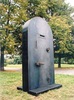 UŽ DURŲ. 2004, metalas, h - 250.