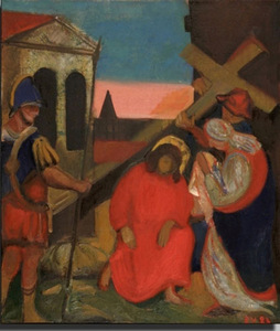 E. Varkulevičius. "Sixth Station of the Cross", 1983. E. Varkulevičius. "Sixth Station of the Cross", 1983.