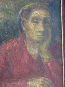 Eglė Velaniškytė. Moteris raudona suknele, 2013. Eglė Velaniškytė. Moteris raudona suknele, 2013.